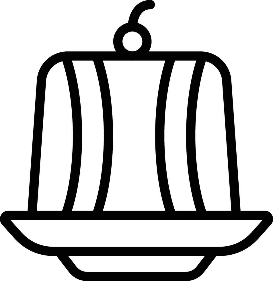 icône de vecteur de pudding