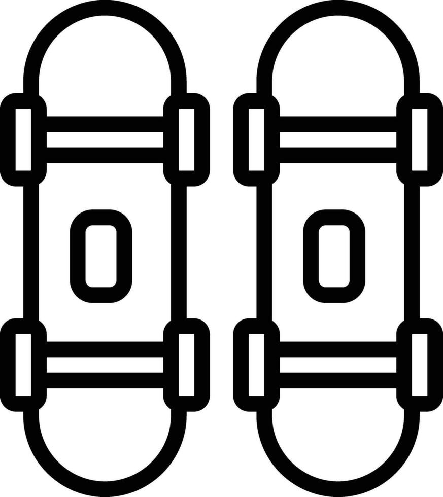 icône de vecteur de planche à roulettes