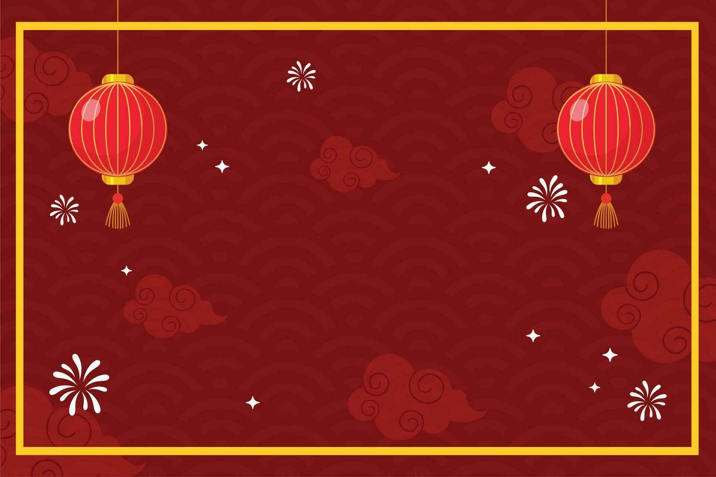 vecteur carte postale pour content chinois Nouveau année chinois traditionnel chinois Contexte