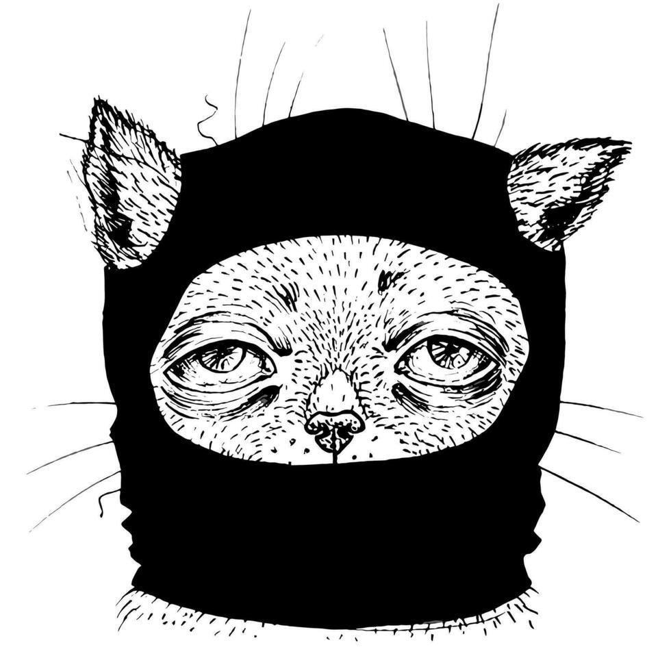 chat illustration art vecteur