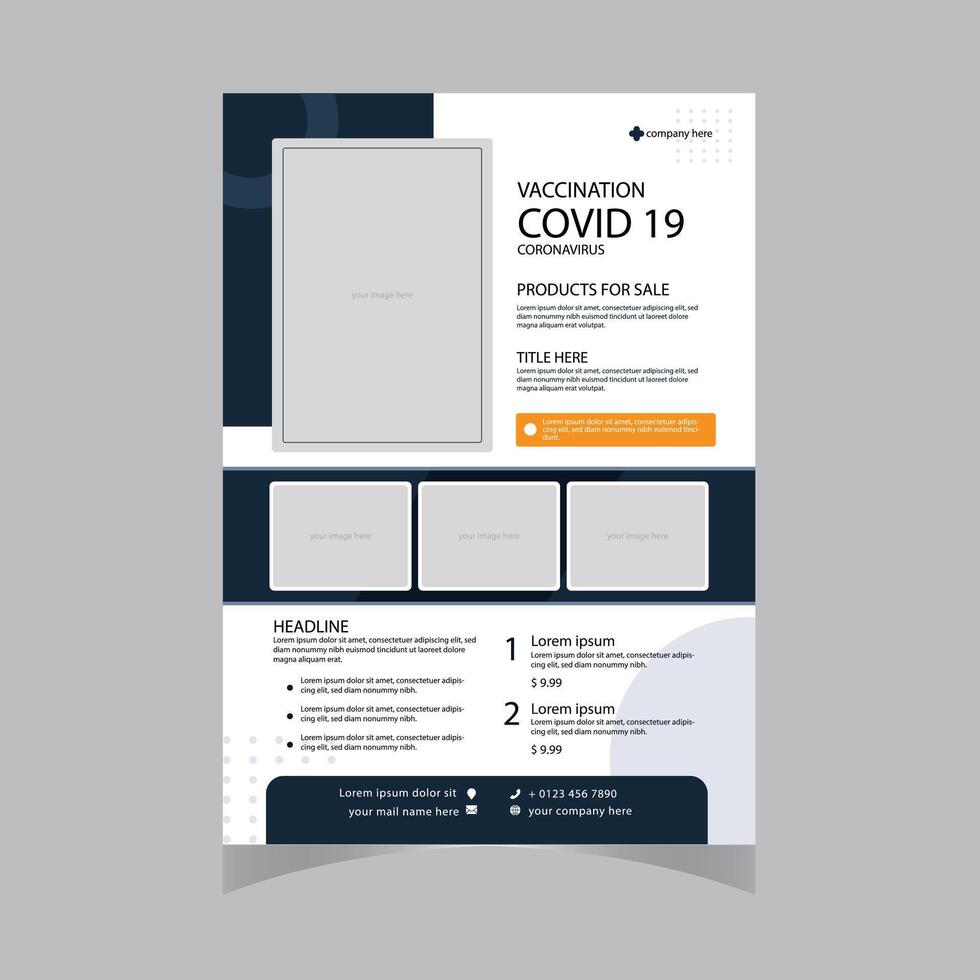 convoitise 19 médical affiche couverture livre conception modèle avec espace pour photo arrière-plan, utilisation pour annuel rapport, vecteur