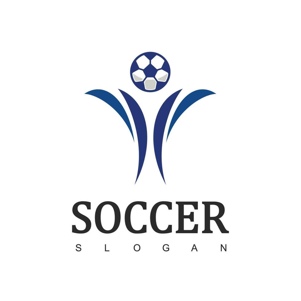 logo de football ou signe de club de football vecteur