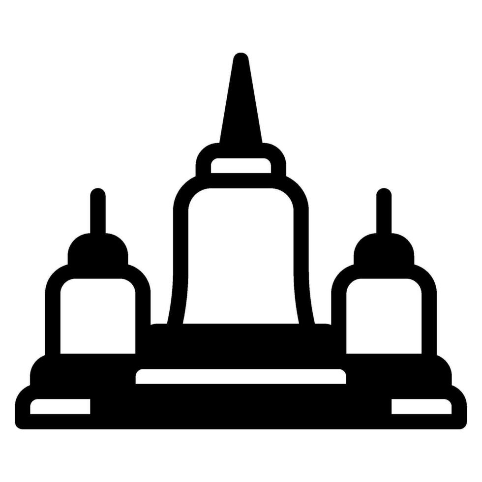 temple icône illustration pour la toile, application, infographie, etc vecteur