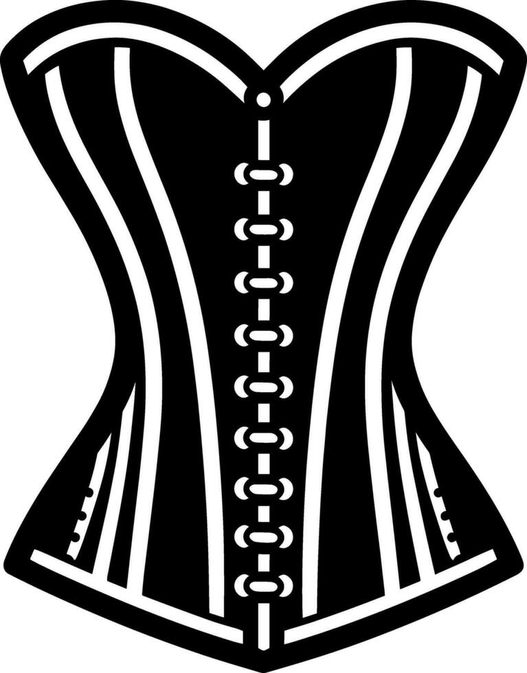 corset corsage vêtement vecteur