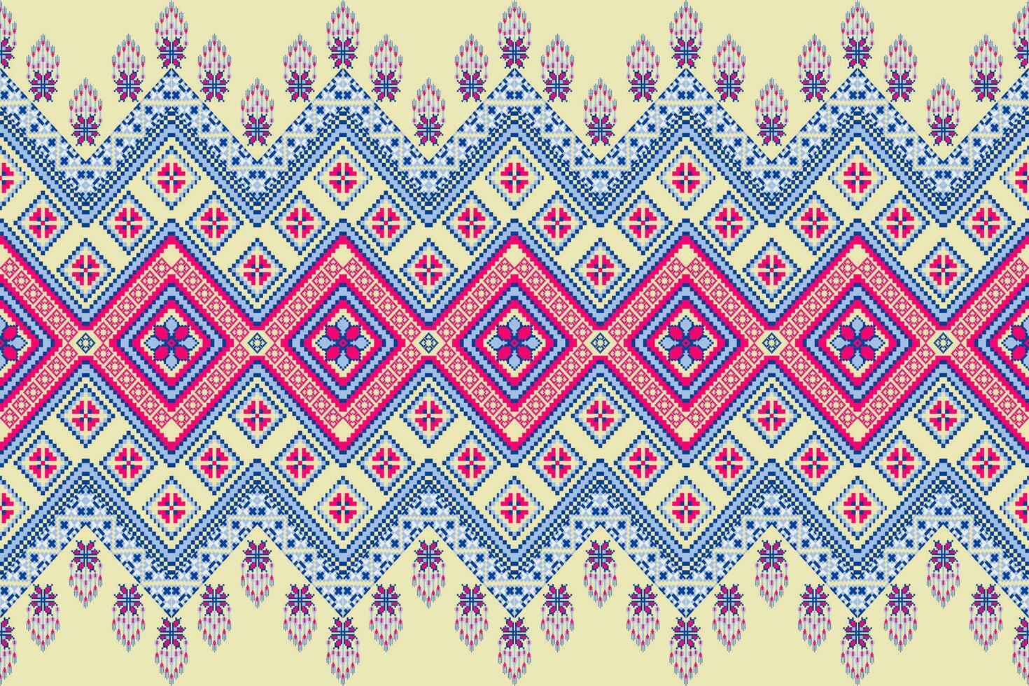 traditionnel ethnique diagonale pixel art sans couture modèle. vecteur conception pour tissu, broderie, tuile, tapis, emballage, fond d'écran, et Contexte