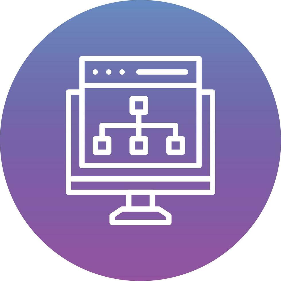 site Internet structure vecteur icône