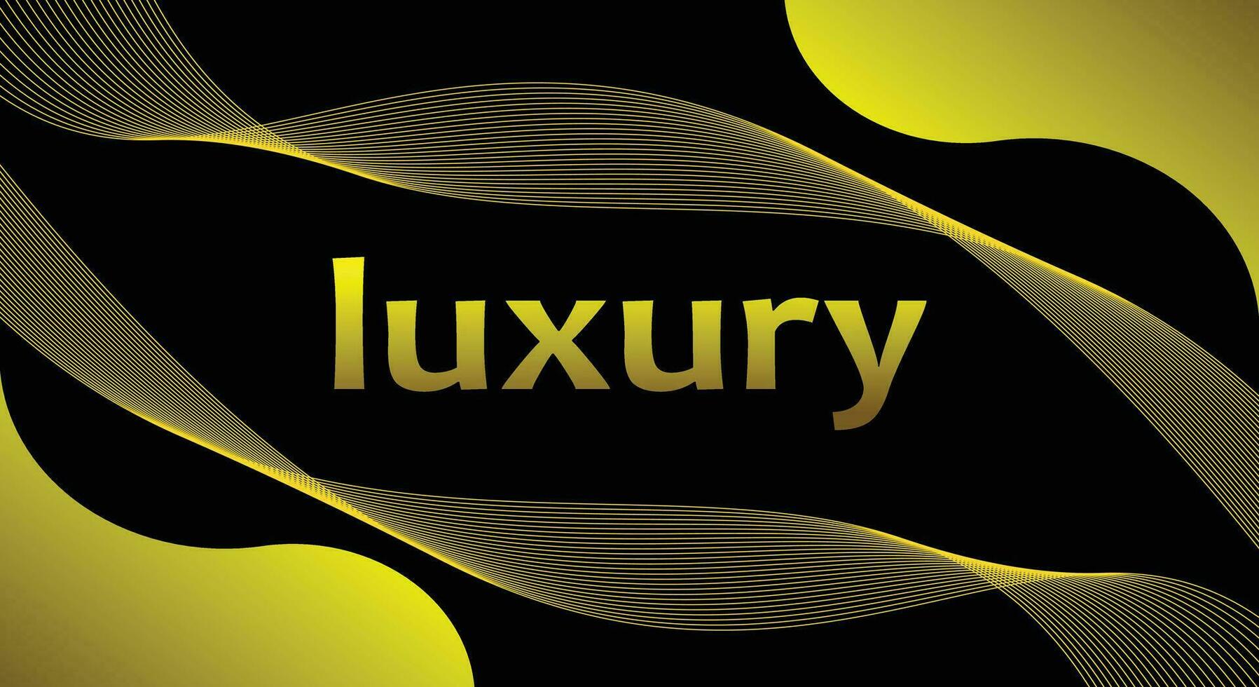 vecteur Contexte luxe moderne 3d pente abstrait noir et or Couleur