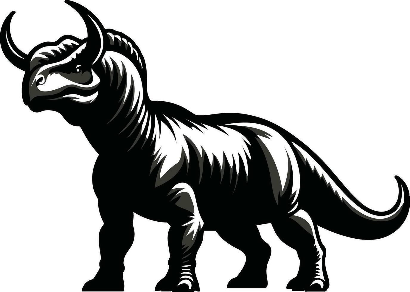 giganotosaurus dinosaure illustration gratuit vecteur