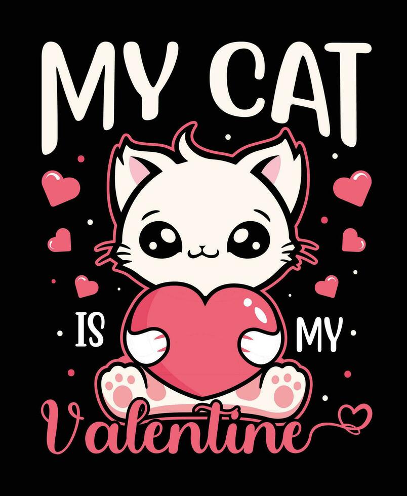 valentines l'amour t trentième conception pour valentines jour.cat t chemise conception, chat amoureux T-shirt conception, Amour de chat toujours rétro valentines t chemise, mignonne valentines T-shirt, cœur T-shirt, sensationnel Valentin chemise vecteur