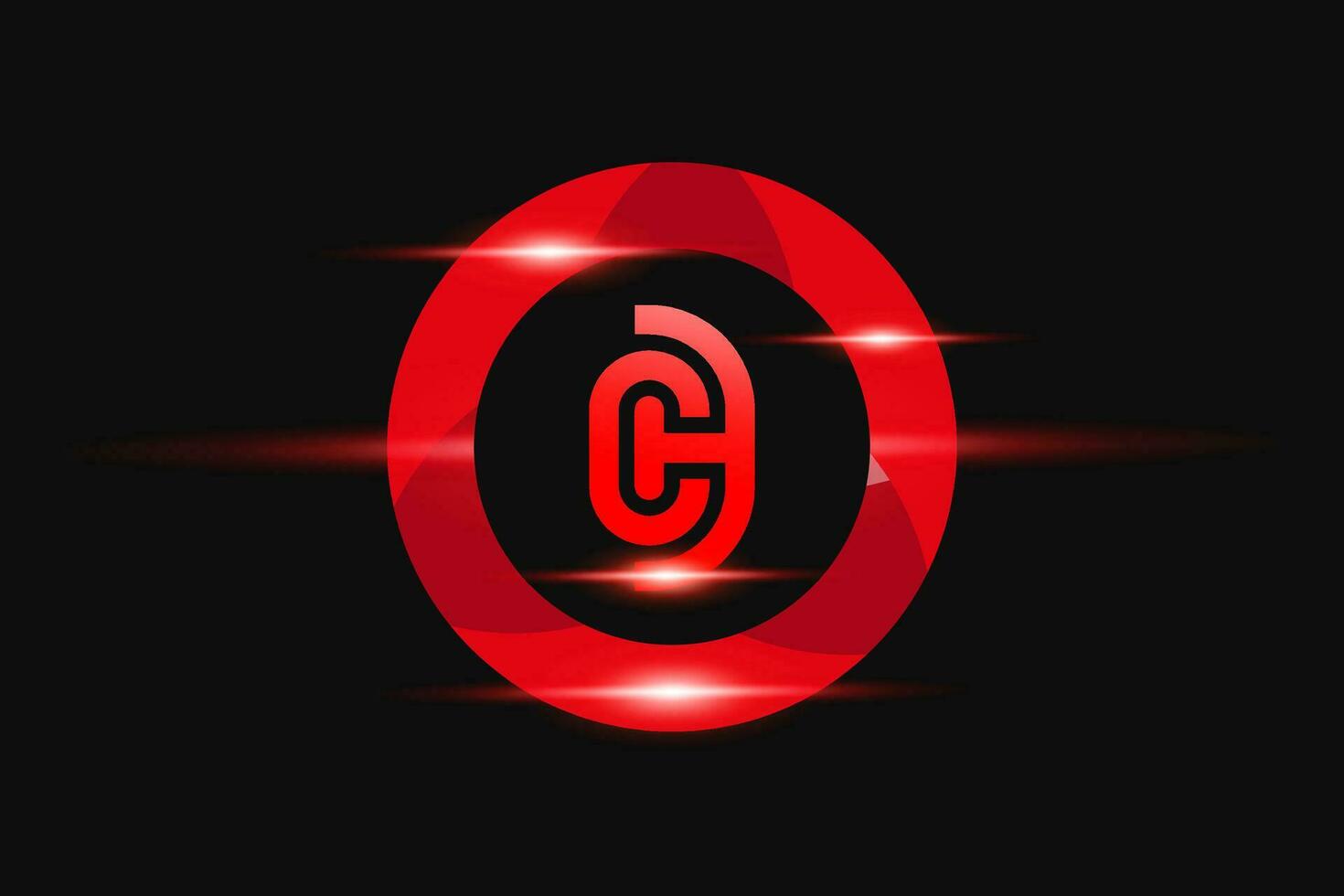 ch rouge logo conception. vecteur logo conception pour entreprise.