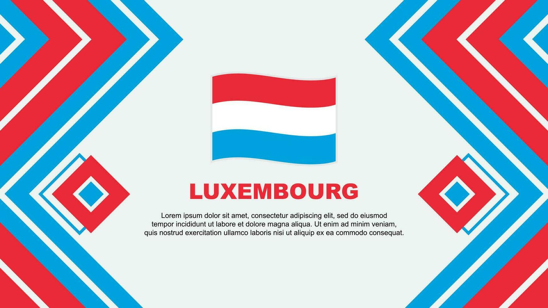 Luxembourg drapeau abstrait Contexte conception modèle. Luxembourg indépendance journée bannière fond d'écran vecteur illustration. Luxembourg conception