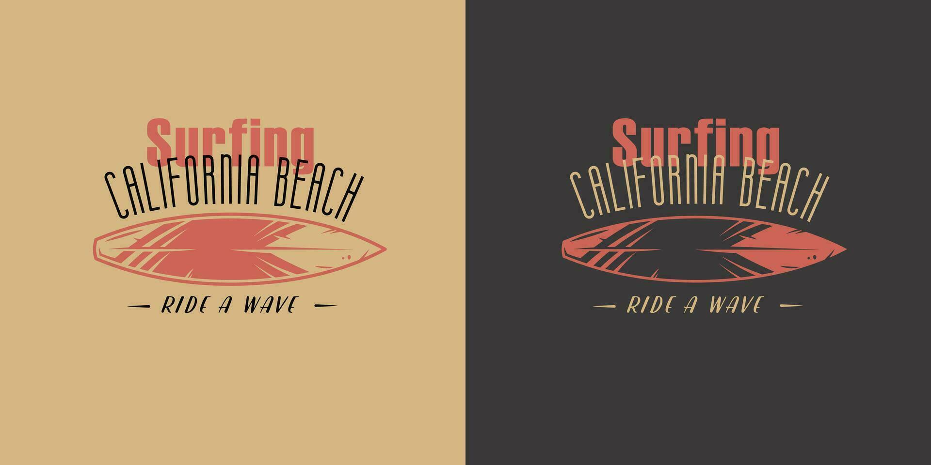 le surf planche pour surfant. graphique Hawaii planche de surf vecteur