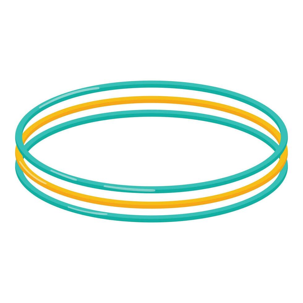 gymnastique anneaux icône dessin animé vecteur. faire des exercices équipement vecteur