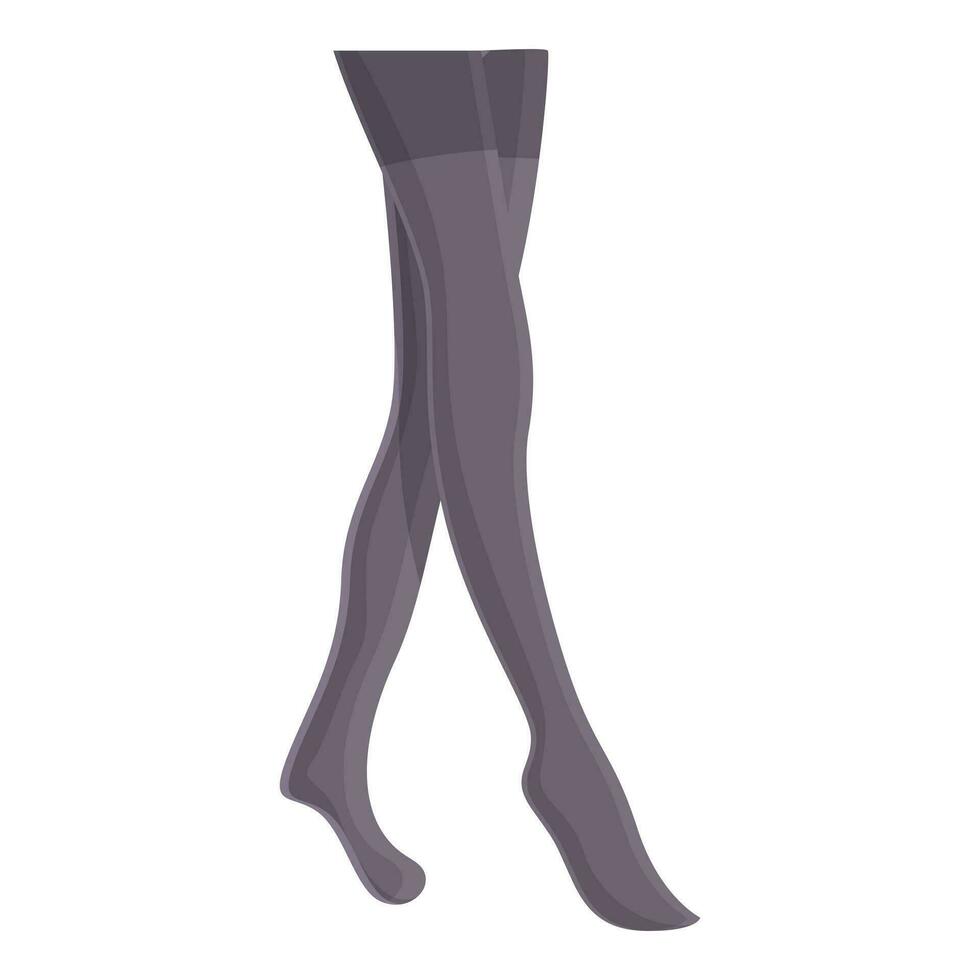 sexy collants icône dessin animé vecteur. élégant nu jambes vecteur