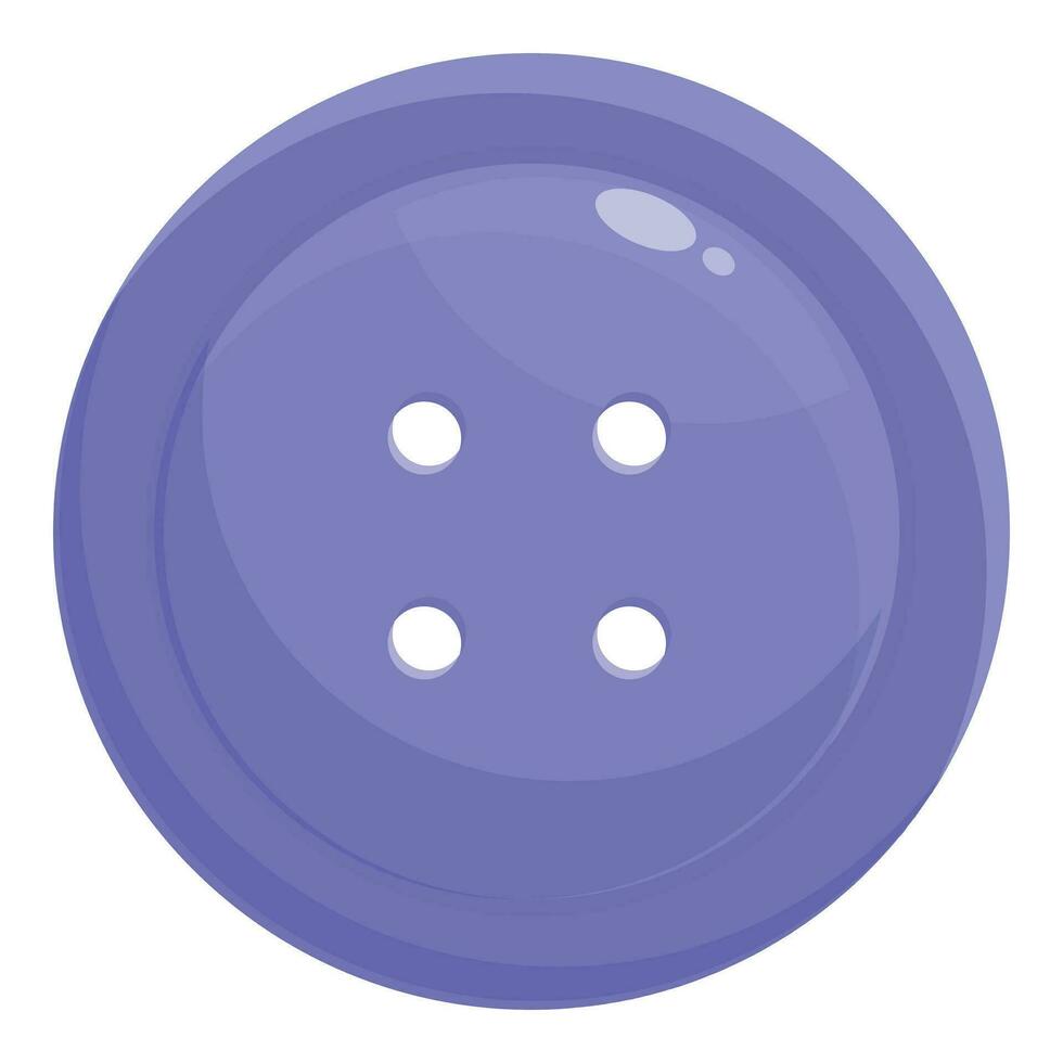 Haut classique bouton icône dessin animé vecteur. vêtement Plastique vecteur