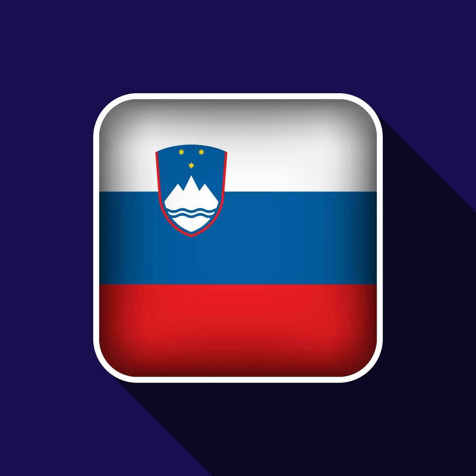 plat slovénie drapeau Contexte vecteur illustration