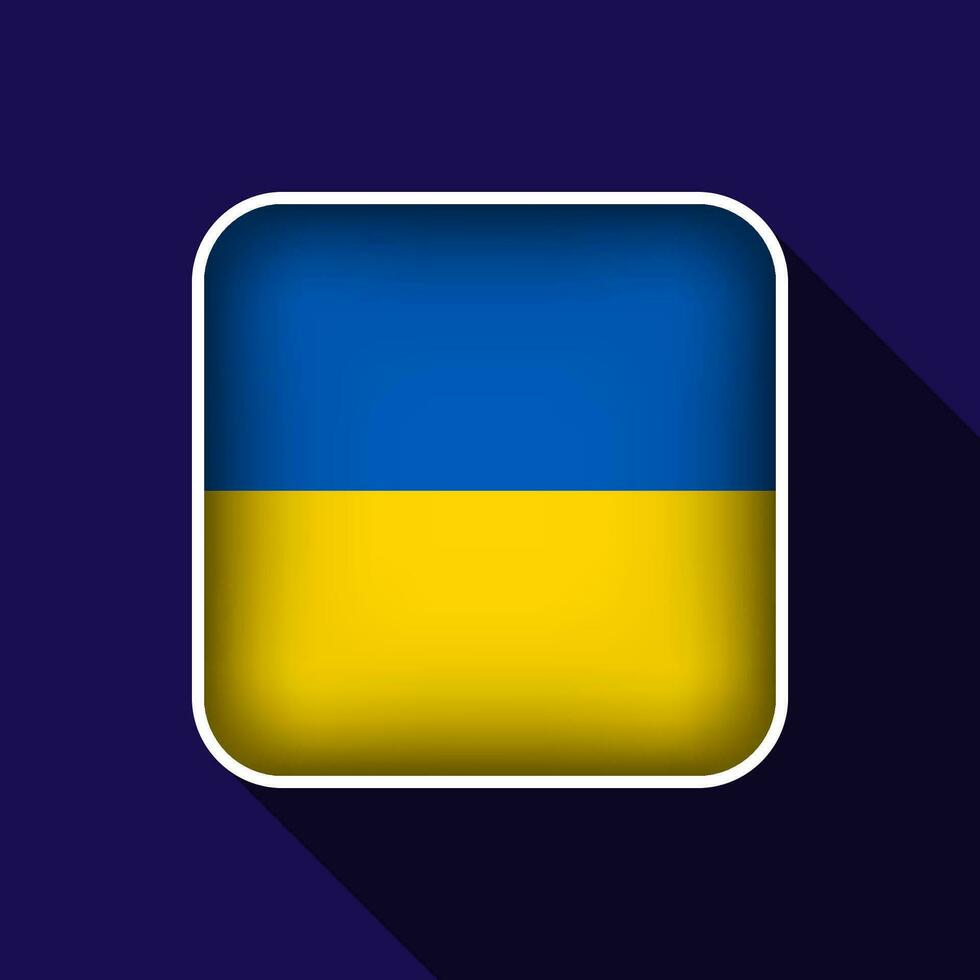 plat Ukraine drapeau Contexte vecteur illustration