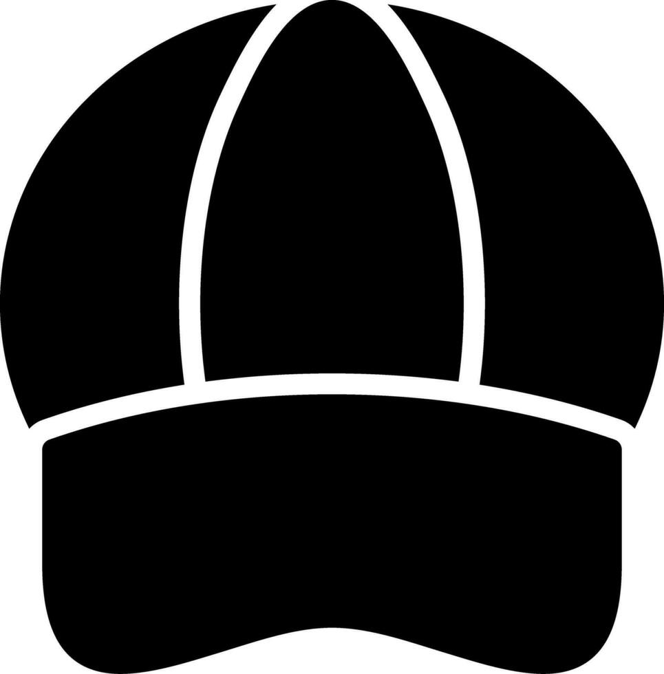 conception d'icône créative de casquette vecteur