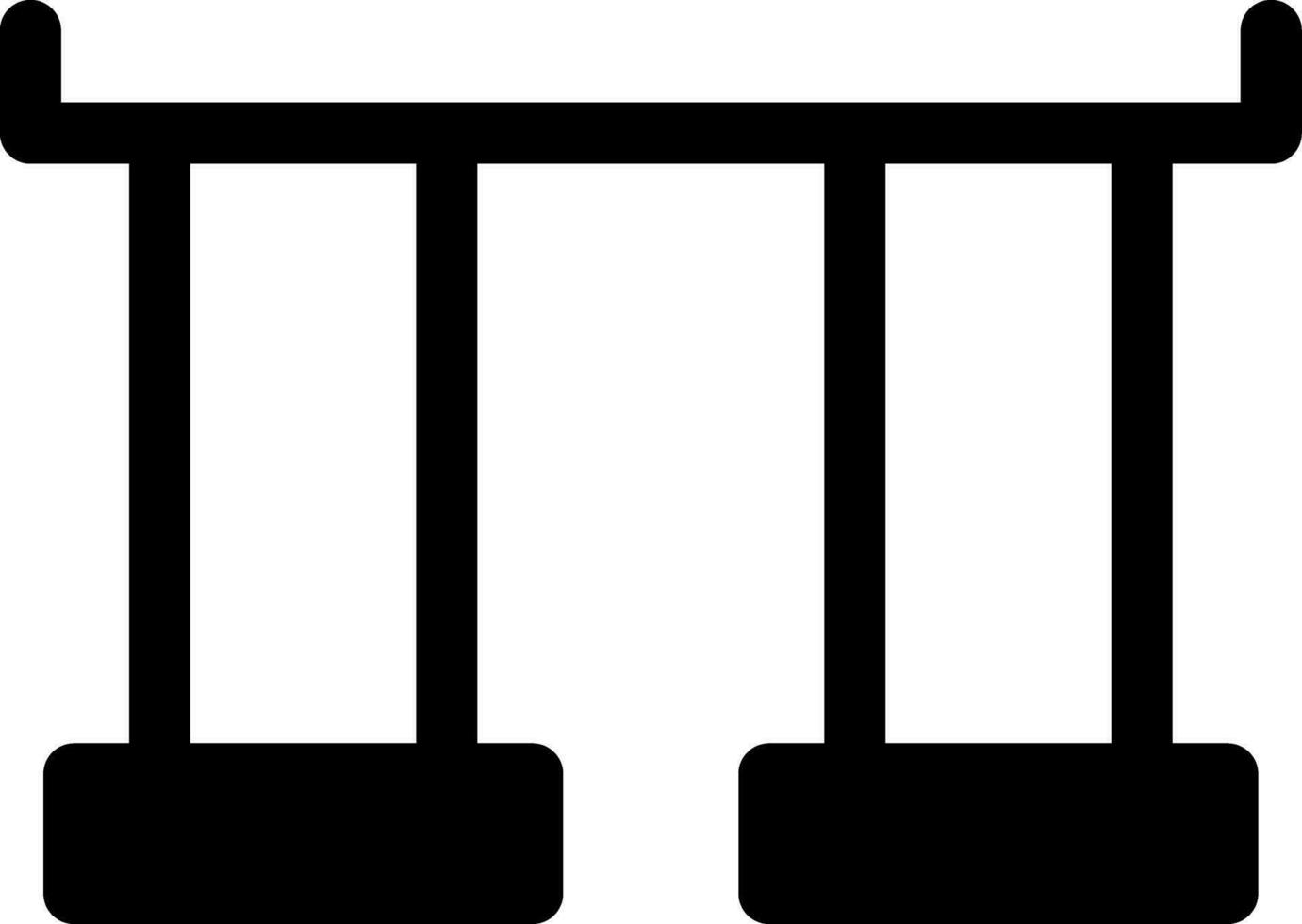 conception d'icône créative trapèze vecteur