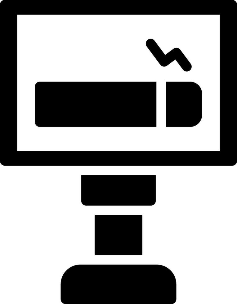 conception d'icône créative zone fumeur vecteur