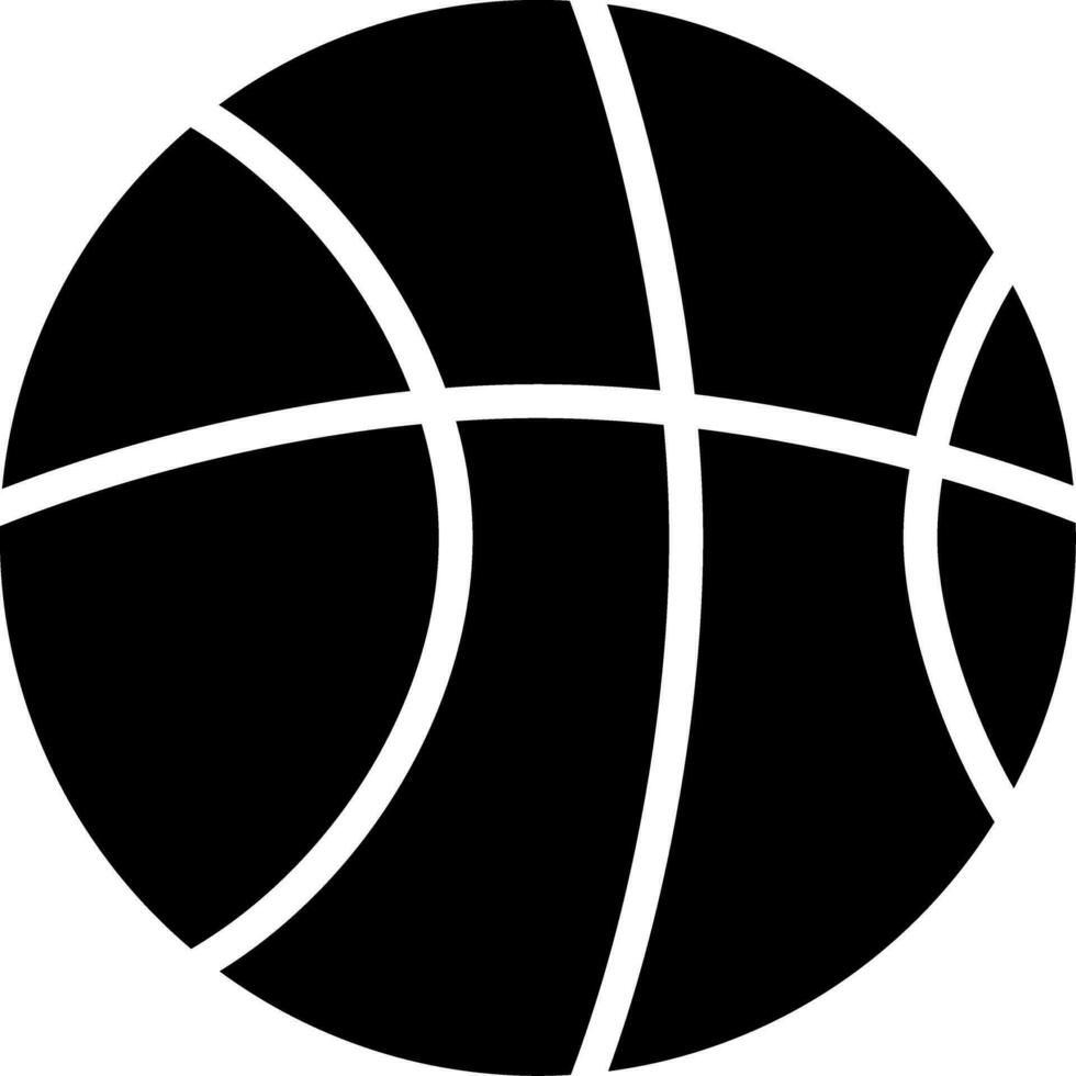 conception d'icône créative de basket-ball vecteur