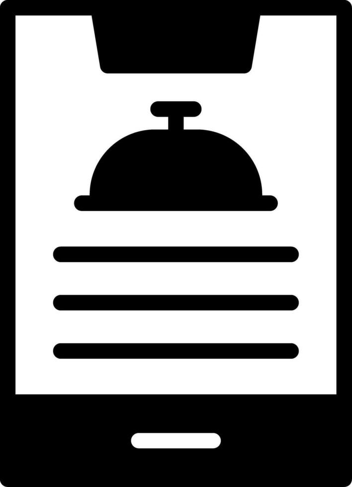 conception d'icône créative de commande de nourriture vecteur