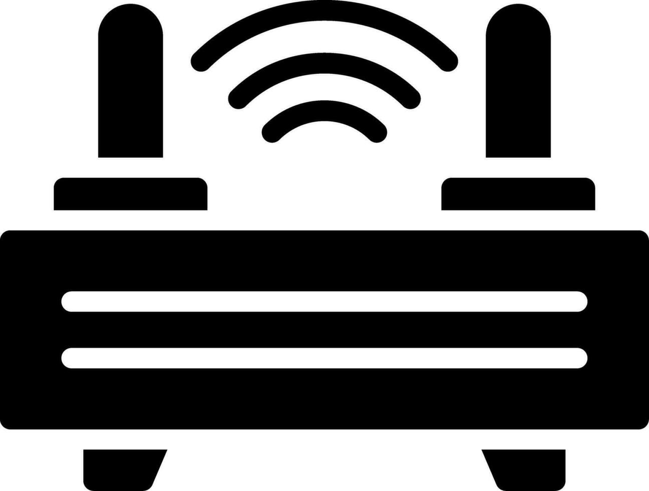 conception d'icône créative de routeur vecteur