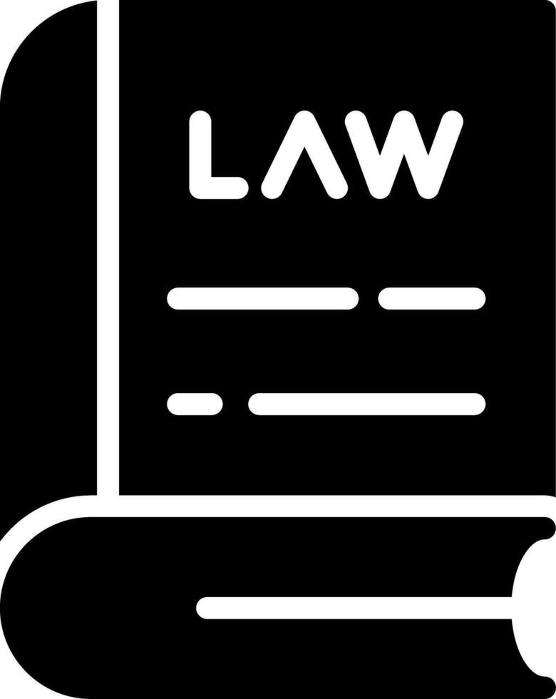 conception d'icônes créatives de livre de droit vecteur