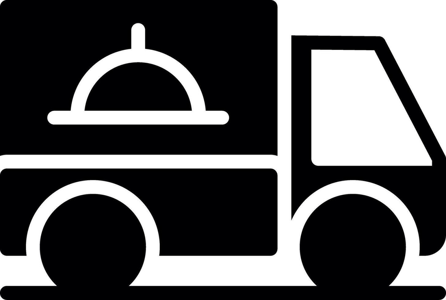conception d'icône créative camionnette de livraison vecteur