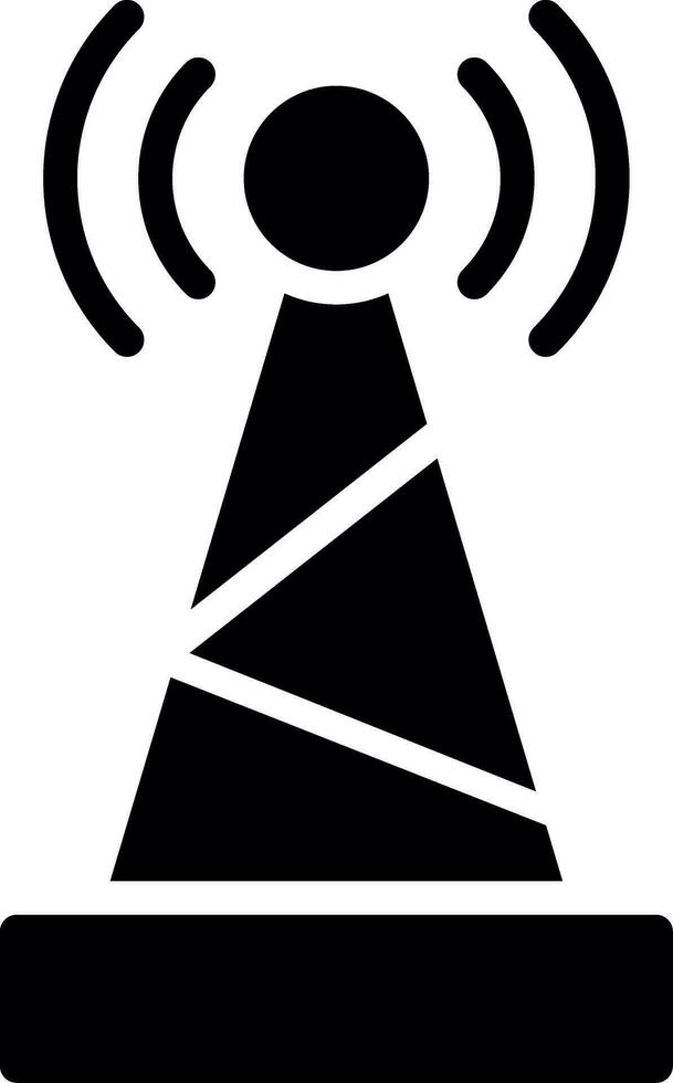 conception d'icône créative d'antenne vecteur