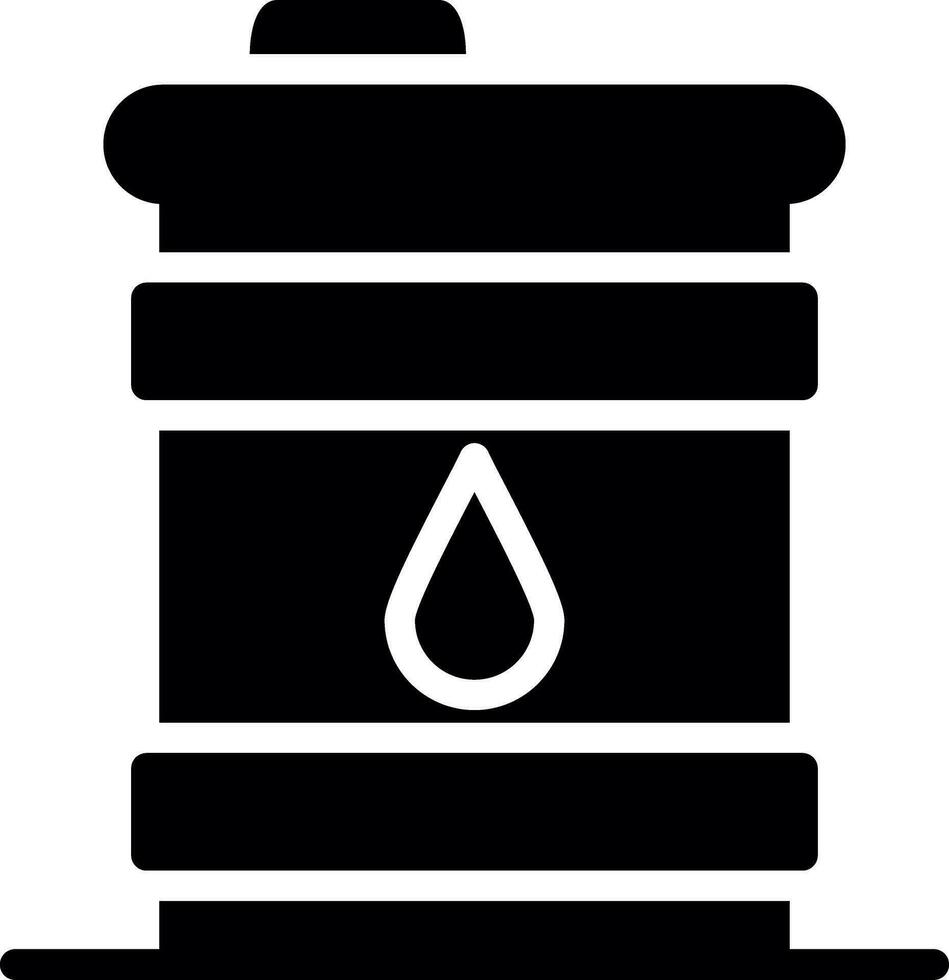 conception d'icône créative de baril de pétrole vecteur