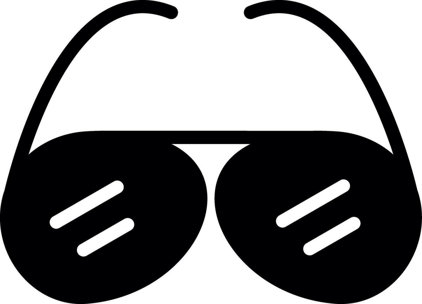 conception d'icônes créatives de lunettes de soleil vecteur