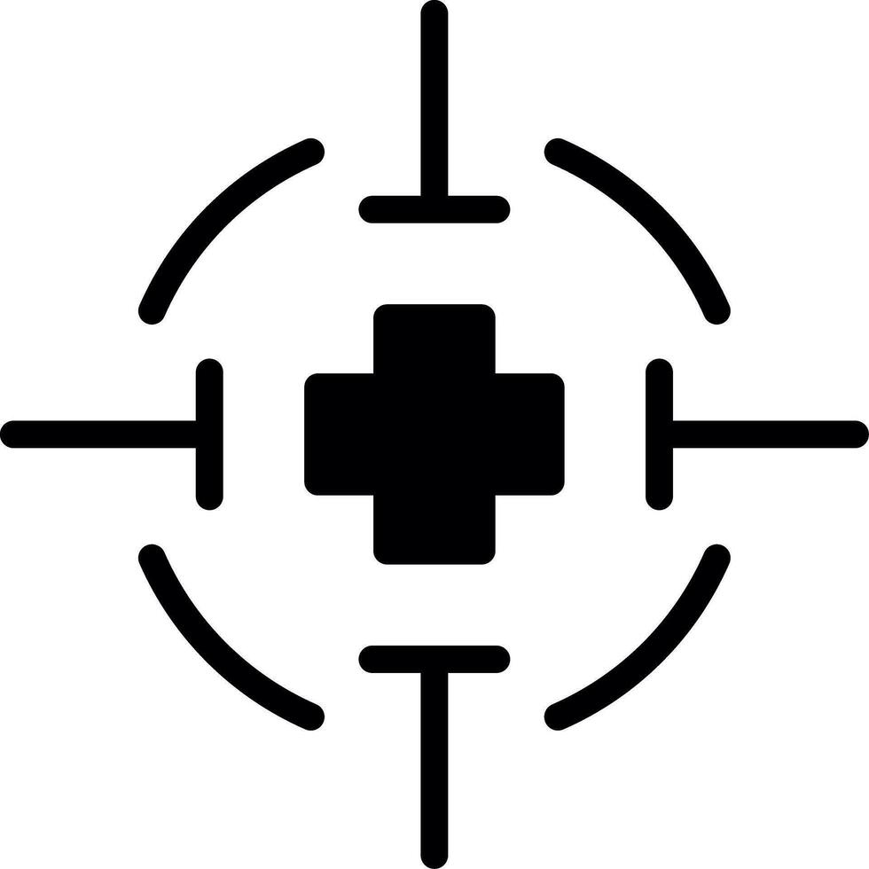 conception d'icône créative cible vecteur