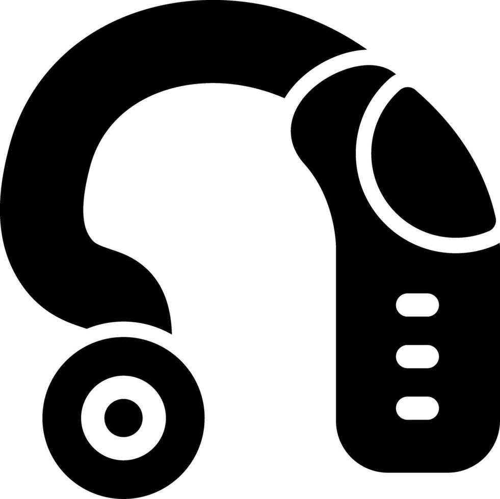 conception d'icône créative d'aide auditive vecteur