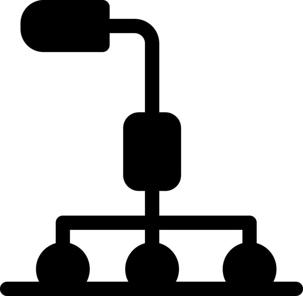 conception d'icône créative de canne vecteur