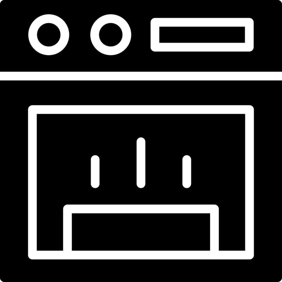 conception d'icône créative de poêle vecteur