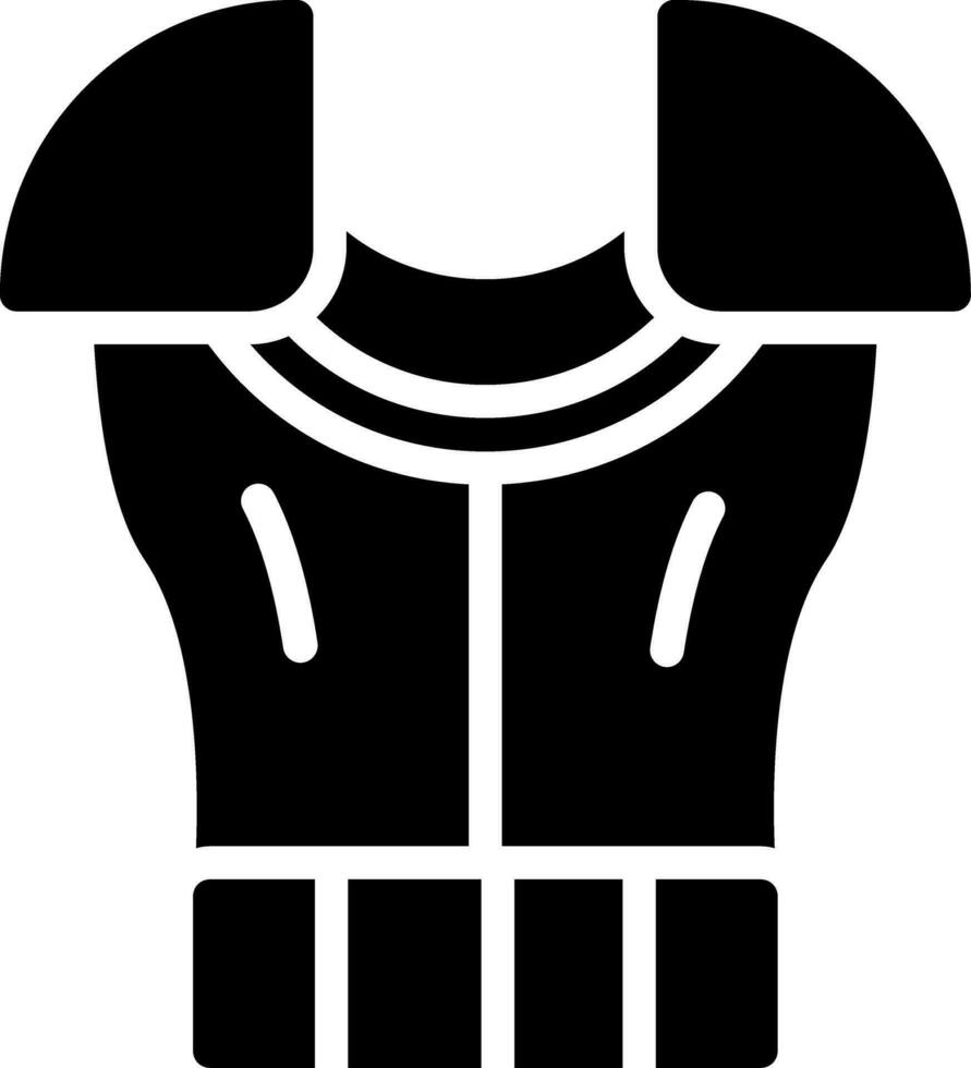 conception d'icône créative d'armure vecteur