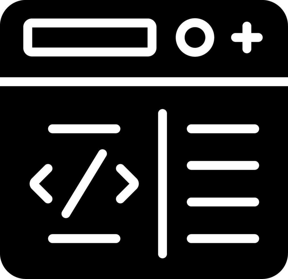 programmation Créatif icône conception vecteur