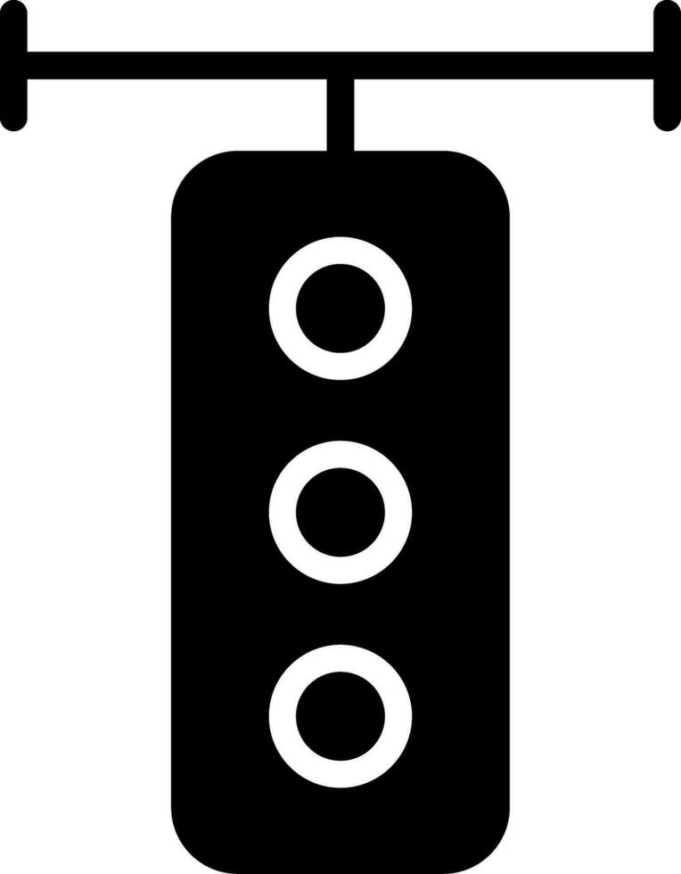 conception d'icône créative de feu de circulation vecteur