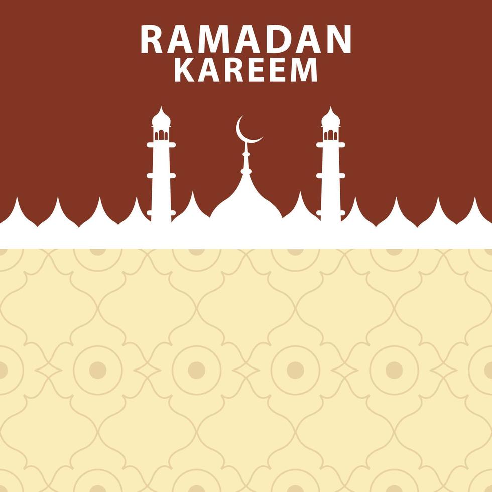 vecteur gratuit de conception de voeux de festival musulman ramadan kareem