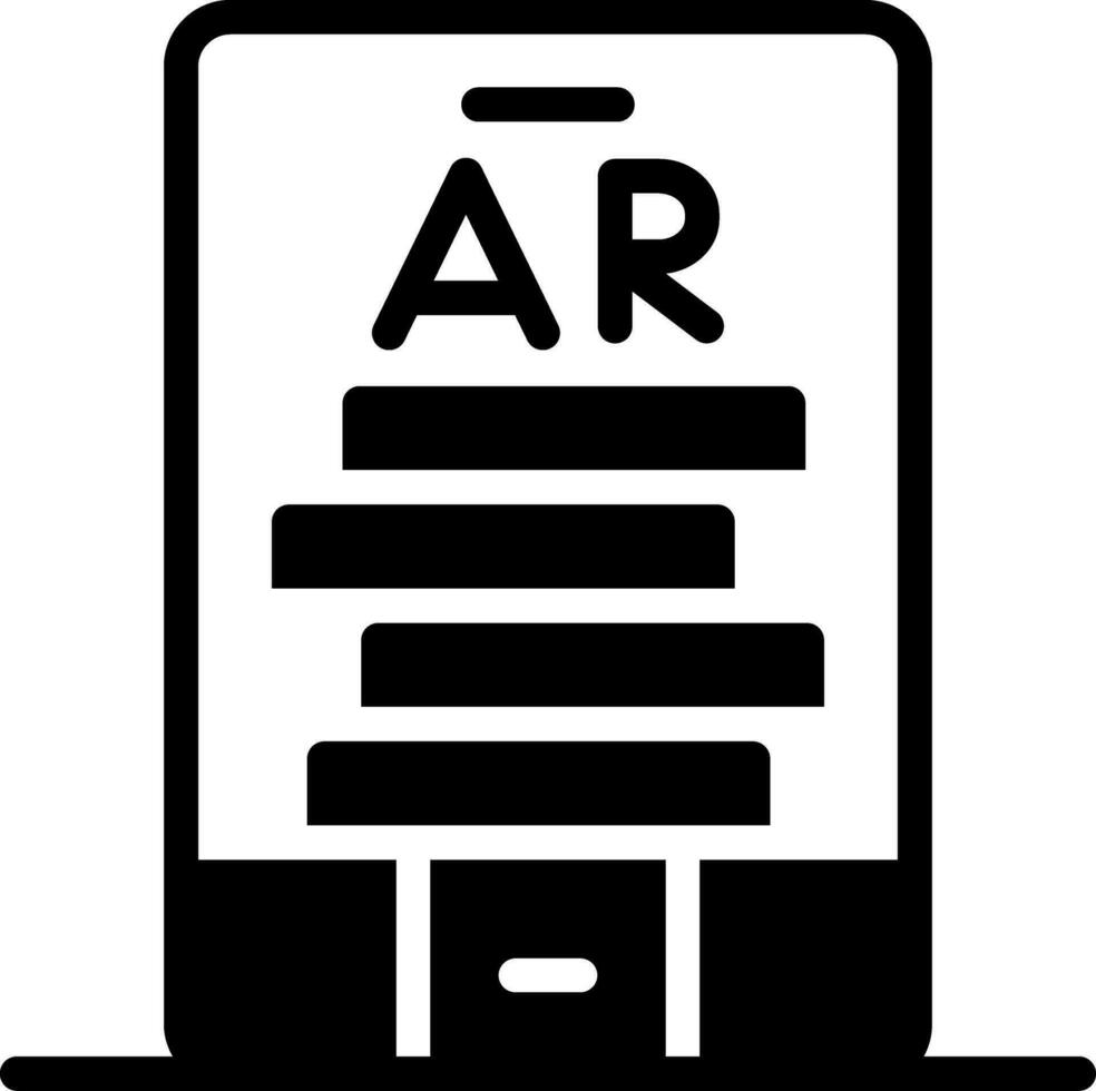 ar dégringoler blocs Créatif icône conception vecteur