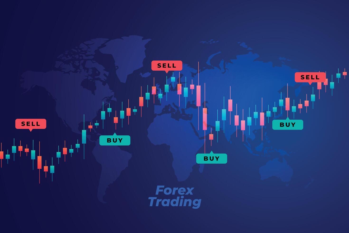 acheter et vendre tendance forex commerce Contexte vecteur