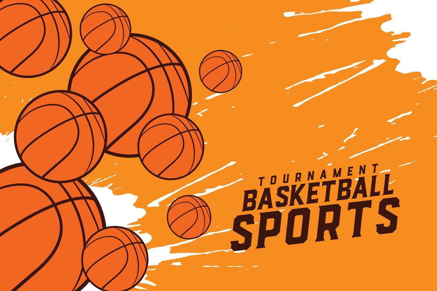 basketball des sports tournoi Contexte conception vecteur