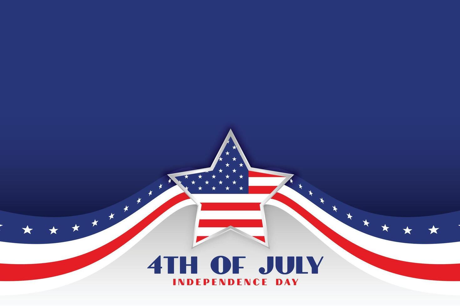 fête de l'indépendance 4 juillet fond patriotique vecteur