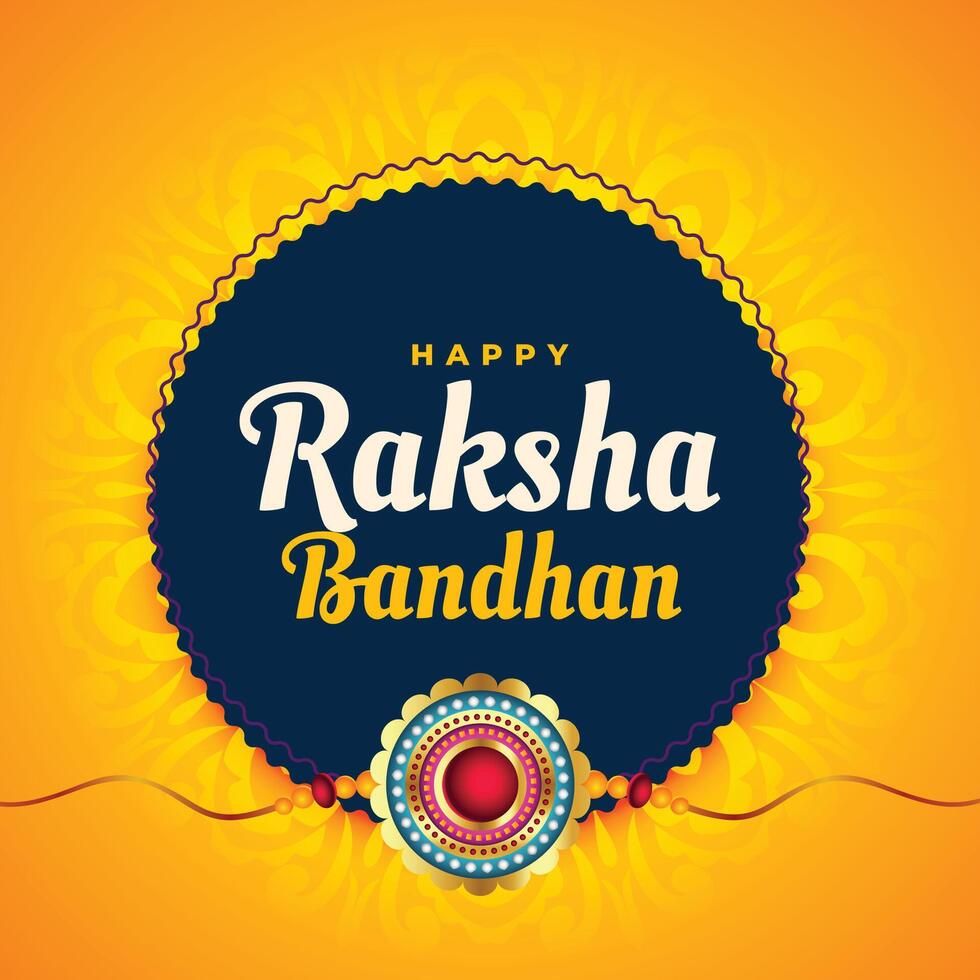 raksha bandhan Festival Contexte avec rakhi conception vecteur