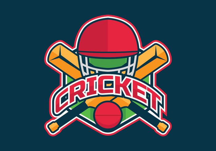 vecteur de logo de cricket