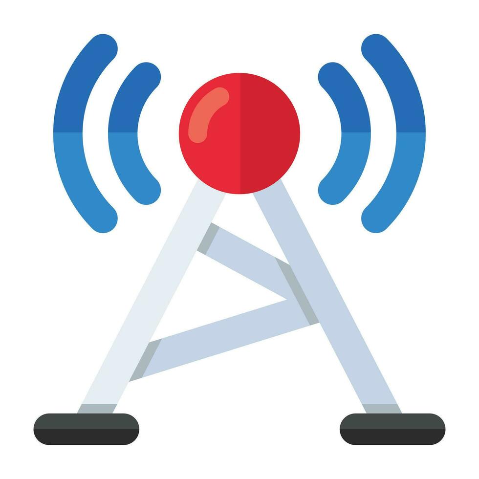 moderne conception icône de signal antenne vecteur