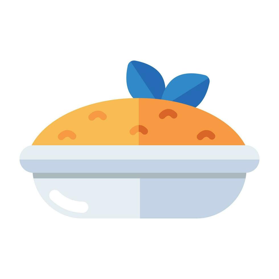 icône du design moderne de la tarte aux pommes vecteur