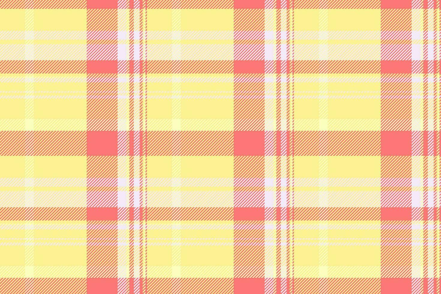 affiche vecteur Contexte tissu, non gens plaid sans couture textile. structure modèle tartan texture vérifier dans Jaune et lumière couleurs.