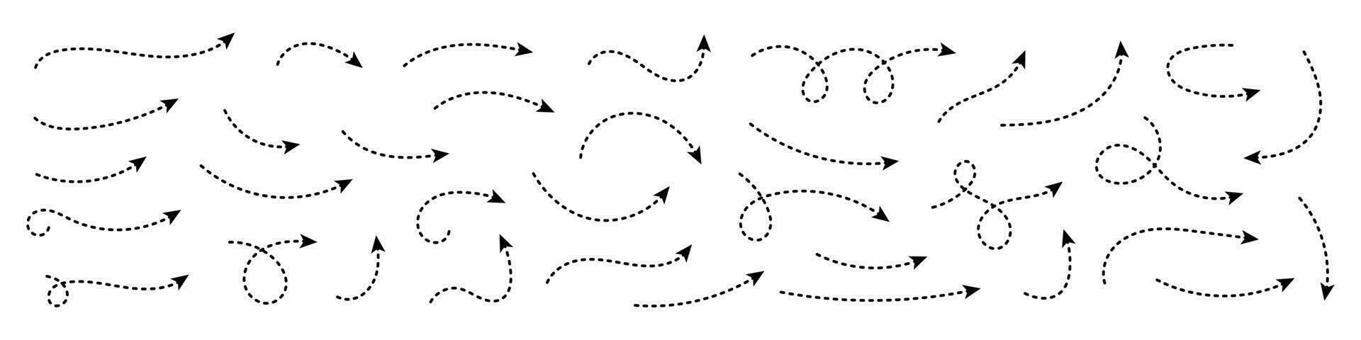 incurvé à pois La Flèche. zigzag La Flèche rayures conception avec à pois lignes. vecteur